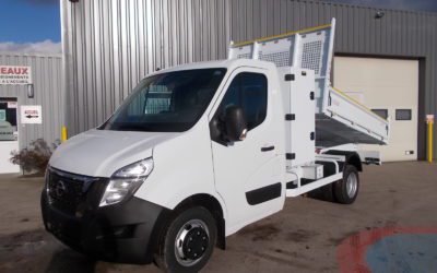 NISSAN NV400 CHASSIS CABINE 2.3 DCI 145 OPTIMA EuroVI D-temp SIMPLE CABINE BENNE + Coffre 03 PLACES NEUF