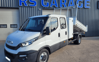 IVECO DAILY CCB 35C14 PACK BUSINESS DOUBLE CABINE BENNE + COFFRE 06 PLACES