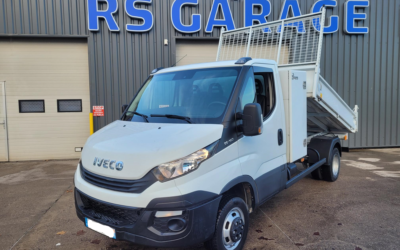 IVECO DAILY CCB 35C14 PACK BUSINESS SIMPLE CABINE BENNE + COFFRE 03 PLACES